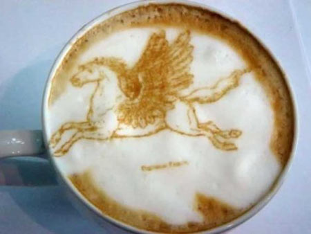 latte art kávényomtató