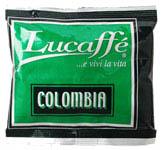 lucaffe colombia podos kávéteszt csomagolás
