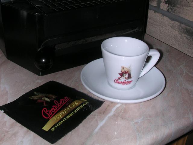 Barbera Espresso Casa podos kávé csésze