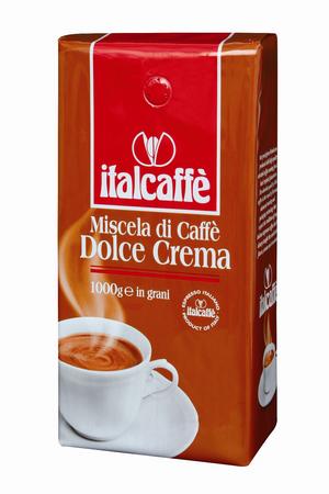 italcaffé dolce crema szemes kávé teszt csomagolás