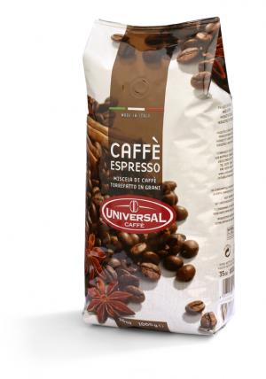 universal caffé espresso szemeskávé teszt csomagolás