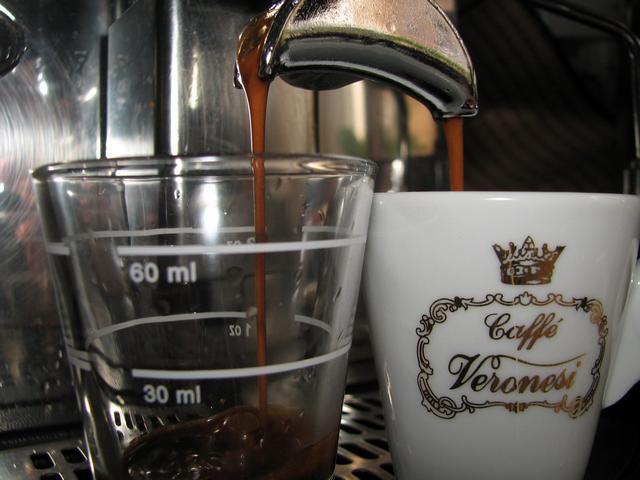 veronesi decaffeinato szemes kávé teszt csapolás