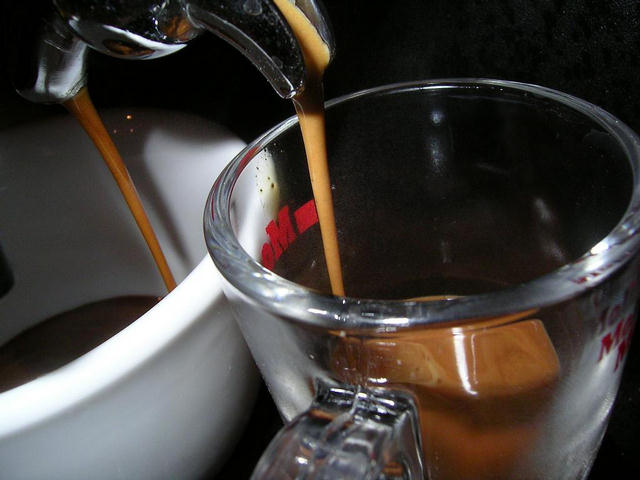 molinari espresso kávé csapolás