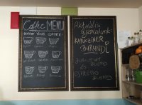 Black Cat Cafe kávézó kínálat