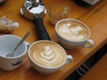 kávékorzó buli paljocnál latte art