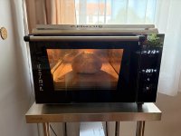 Effeuno Easy Pizza Pro a kenyér barnul