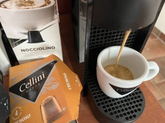 Cellini Nespresso kompatibilis kávékapszula bemutató lefolyás