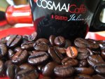 Cosmai Prestige szemeskávé teszt kávébabok