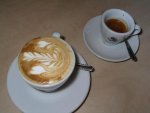 dock peller extra kapucsínó latte art