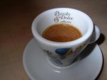 lucaffe piccolo & dolce kávéteszt tigriscsík