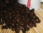 musetti rossa kávéteszt kávébabok