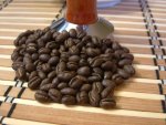 kapucziner pápua új guimeai peaberry kávéteszt kávébabok
