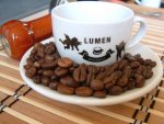 lumen barna kávéteszt kávébabok