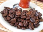 scoperto arabica szemes kávé teszt kávébabok