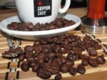 Goppion Qualitá Oro szemeskávé teszt kávébabok