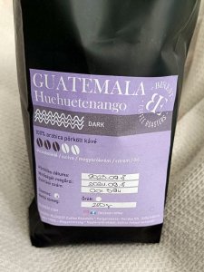 Blckest Guatemala Huehuetenango szemeskávé teszt csomagolás