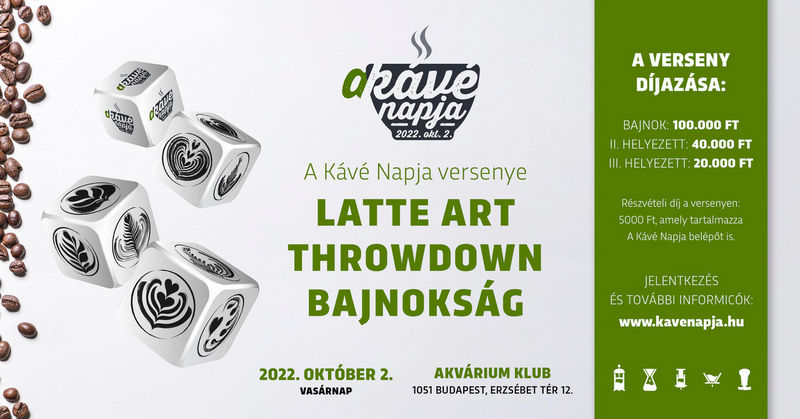 AKaveNapja 2022 LatteArtThrowdownBajnoksag Event cover v2
